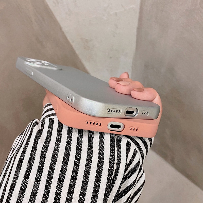 Ốp Điện Thoại Silicon Dẻo Vuông Màu Trơn Hình Đôi Mắt Mèo Cho iPhone 14 13 Pro Max X Xs Xr 7 8 Plus