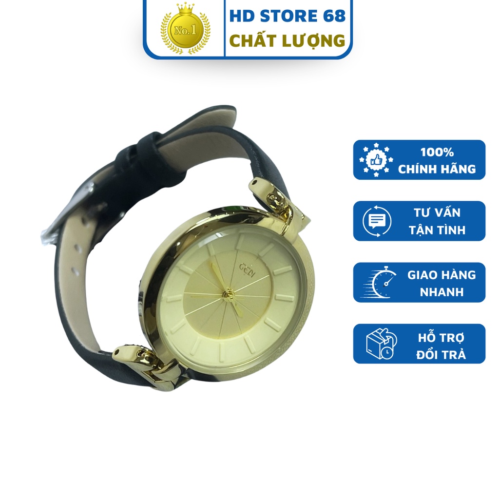 Đồng Hồ Nữ GEDi Dây Da Cao Cấp, Đồng Hồ Đeo Tay Nữ GEDI Chính Hãng