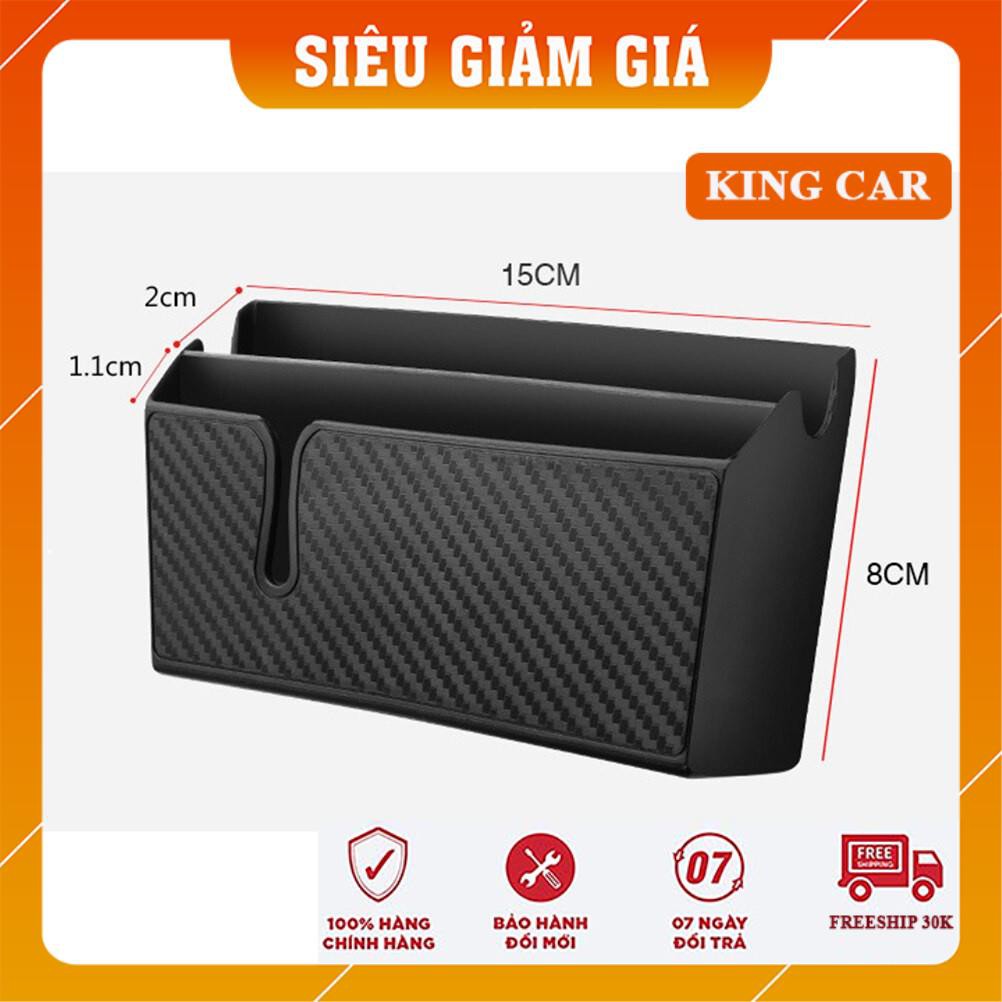 Hộp đựng đồ đa năng kèm giá treo điện thoại - siêu tiện lợi - Shop KingCar