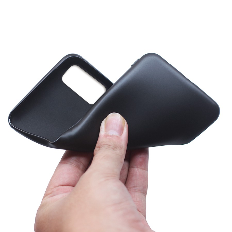 Ốp Lưng TPU Silicon Realme Q2 realmeQ2 Ốp Nhựa Dẻo Đen Toàn bộ Case Chống Va Đập Chống Trầy Xước và Chống Ố
