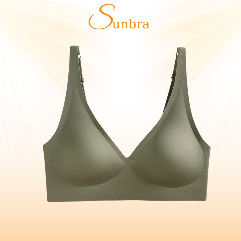 Áo Ngực Đúc Su Đệm Mỏng Không Gọng Chất Mát Lạnh Co Dãn Thoải Mái SUNBRA 5509