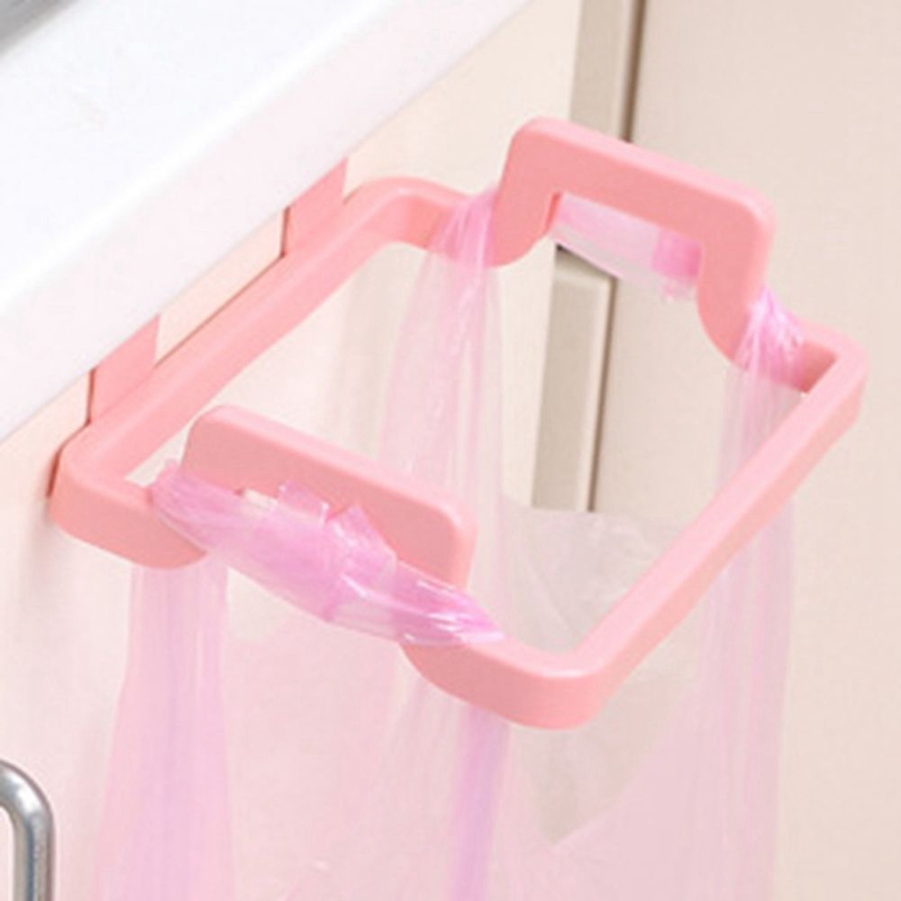 Giá treo túi rác gắn tủ đa năng bằng nhựa nhiều màu kích thước 18x13.5cm