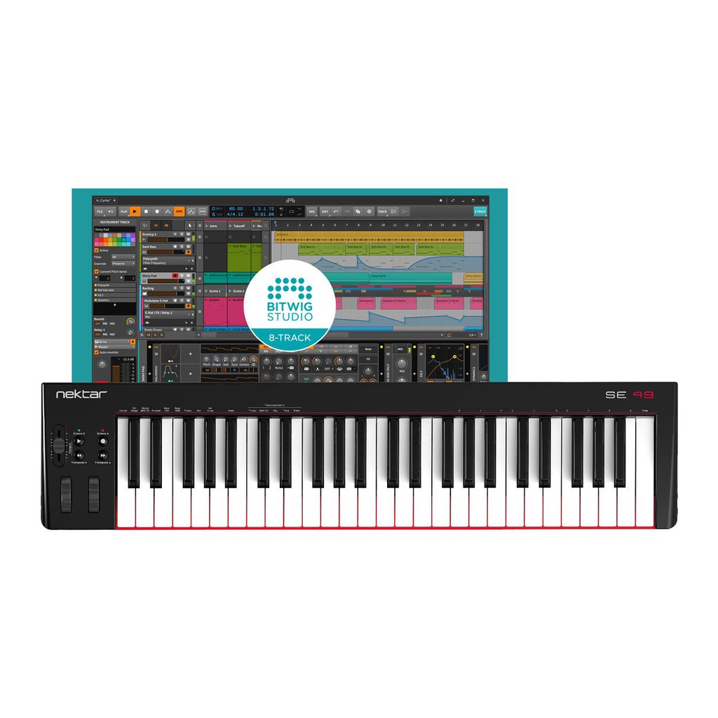 keyboard Nektar SE49 MIDI Controller thiết bị sản xuất và trình diễn