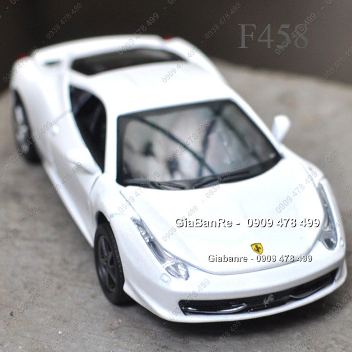 Xe Mô Hình Kim Loại Ferrari 458 Tỉ Lệ  1:32- Miniauto - 9681