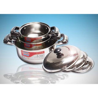 Bộ nồi inox 1 đáy sh222