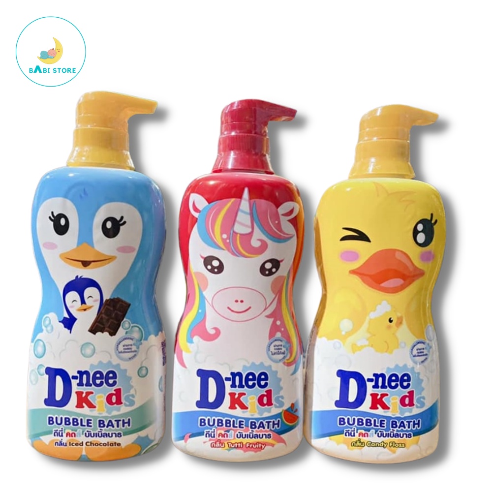 Sữa tắm cho bé, Sữa tắm gội Dnee Kid hình thú 400ml - Babi Store