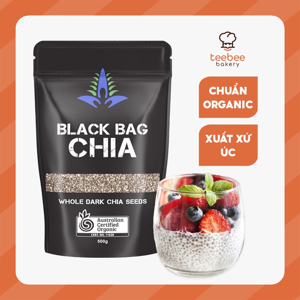 Hạt chia Black Bag chuẩn Organic nhập khẩu Úc