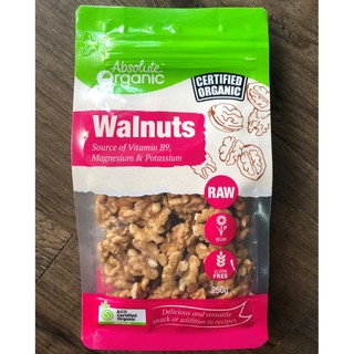 Hạt Óc Chó Hữu Cơ Úc Absolute Organic 250gr