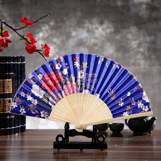 Quạt lụa trang trí (gửi màu ngẫu nhiên)