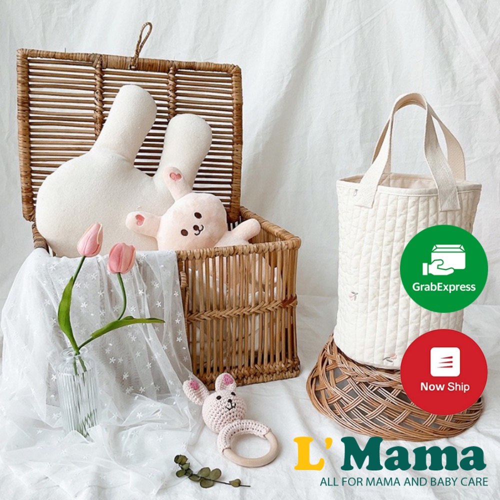 Túi Đựng Đồ Đa Năng Cho Bé, Túi Đựng Bỉm Sữa Treo Xe Khi Ra Ngoài Phong Cách hàn Quốc