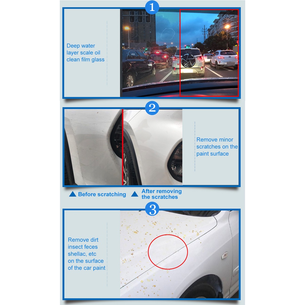 Khối Xốp Nỉ Đánh Bóng Chi Tiết Cho Kính Xe Hơi