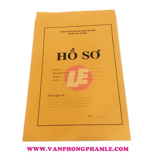 Bao thư cam A4 hồ sơ