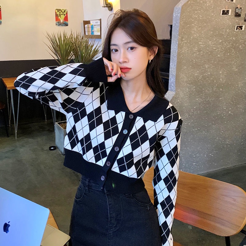 Áo Thun Dệt Kim Tay Ngắn Cổ Polo Phong Cách Mỹ Thời Trang Mùa Hè Cho Nữ