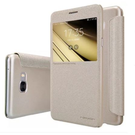 Bao da Nillkin cho Galaxy C7 Vàng