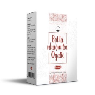 [Shopee Trợ Giá] Bột Lá Móng OGATIC – Nhuộm tóc màu Nâu Đỏ