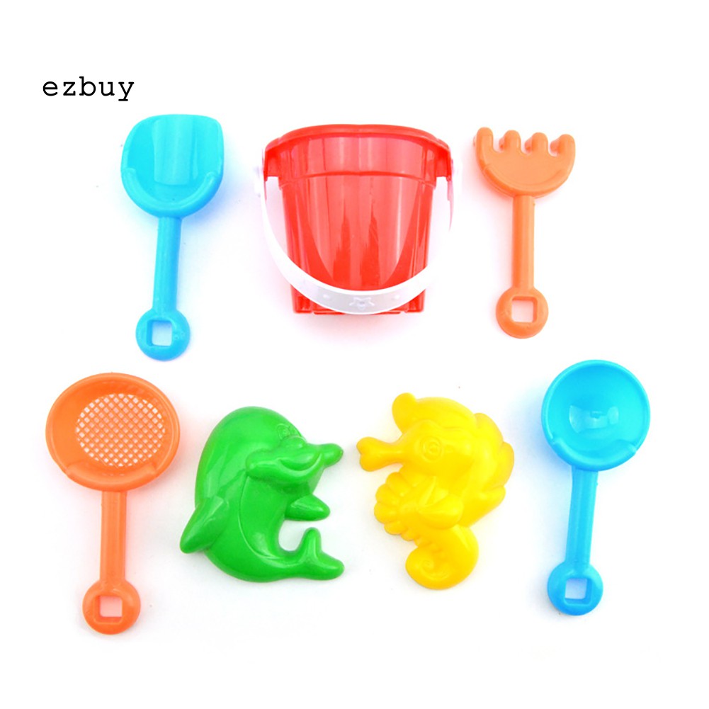 Bộ 7 Món Đồ Chơi Trên Cát Biển Vui Nhộn Cho Bé Và Gia Đình