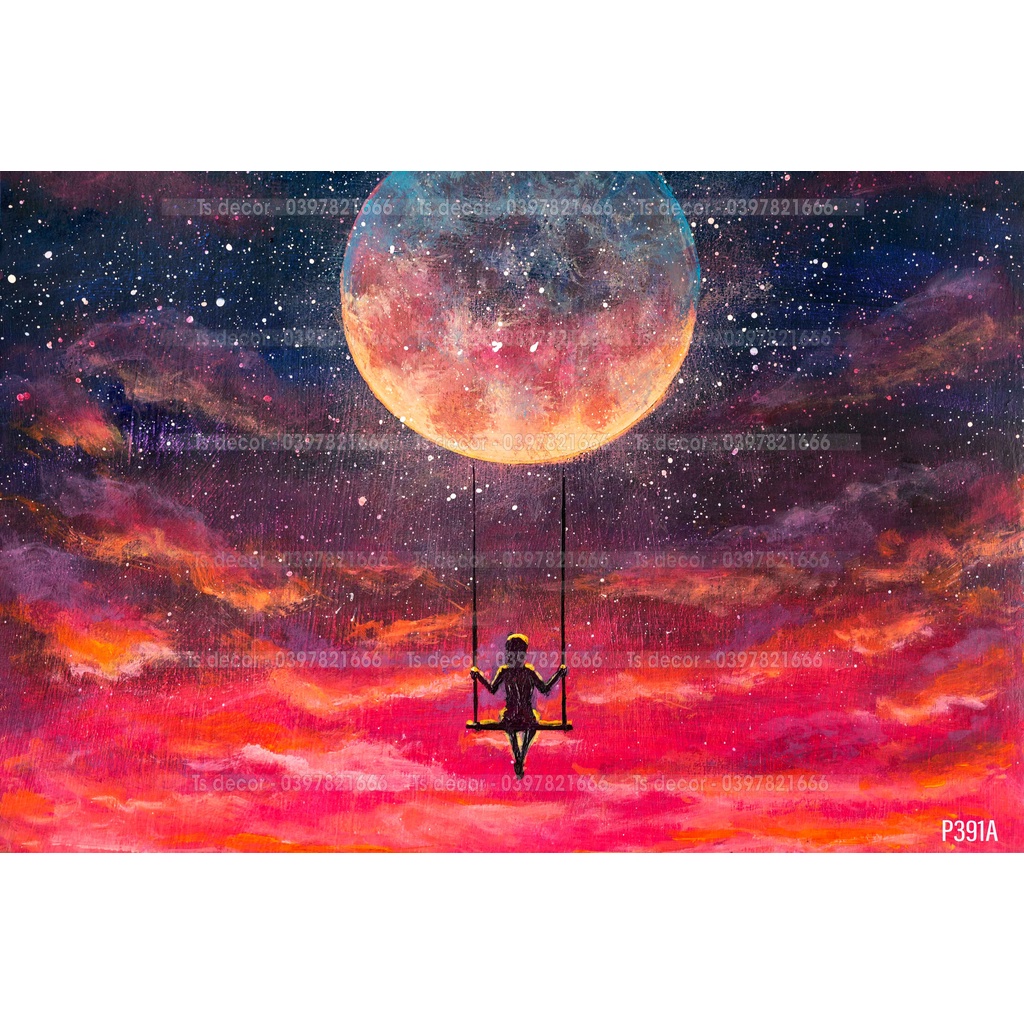 Tranh Dán Tường Phòng GAME đẹp lung linh, hình ảnh chân thực