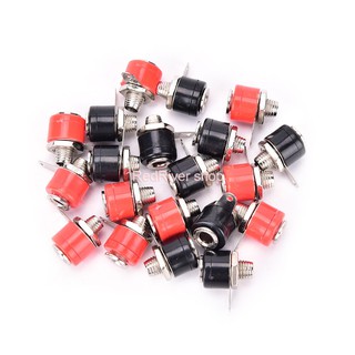 Jack bắp chuối cái 4mm - 1 cặp đỏ đen