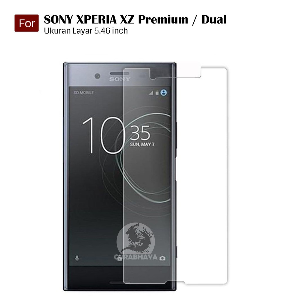 Set Kính Cường Lực 9h 0.32mm Dùng Cho Sony Xperia Xz Premium / Dual