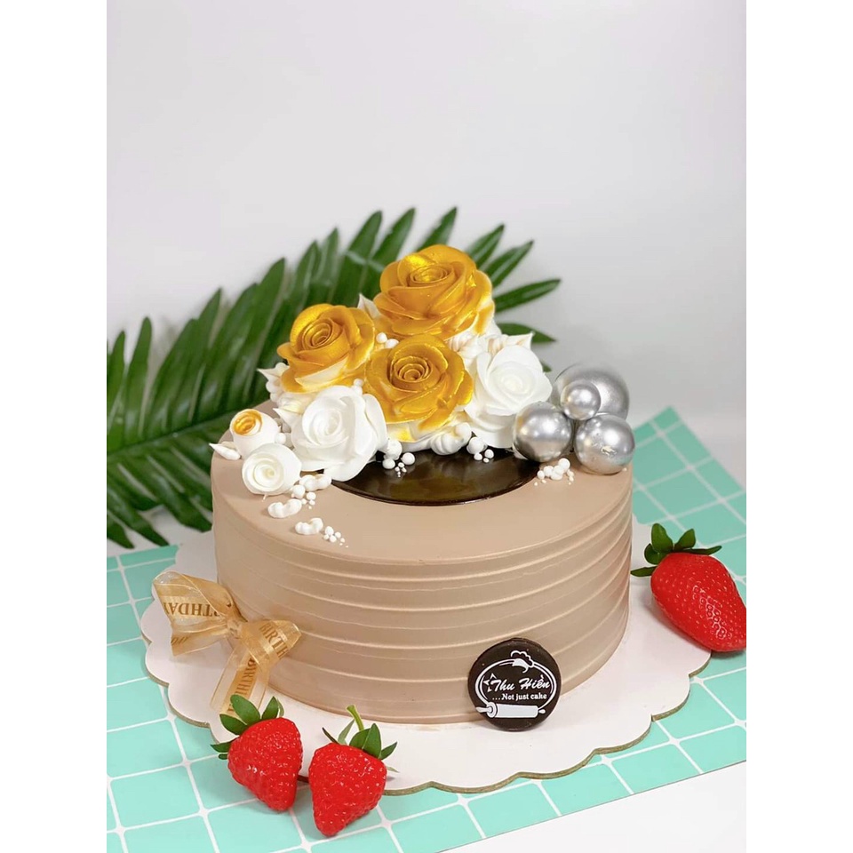 Màu Phun Nhũ Kim Bạc Trang Trí Bánh Kem, Bánh Sinh Nhật - 10g