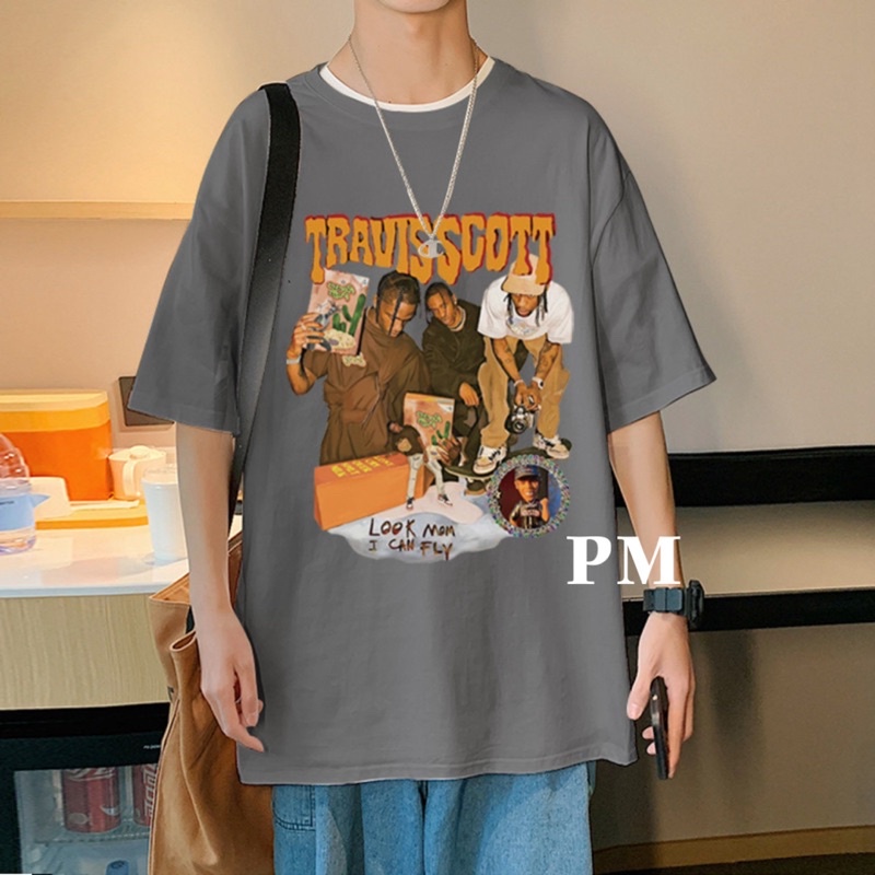 Áo thun tay lỡ TRAVISSCOOT NH11