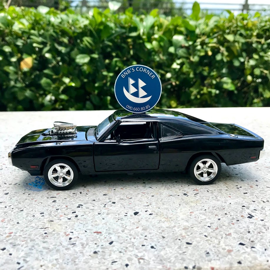 Xe mô hình 1970 Dodge Charger R/T tỷ lệ 1:32 hãng Mini Auto - Full box
