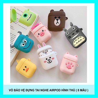 Vỏ Bảo Vệ Đựng Tai Nghe Airpod Hình Thú ( 8 Mẫu )  L3-3