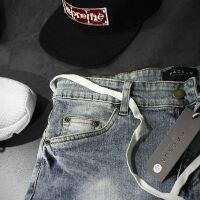 Quần pacsun destroy zipper jeans