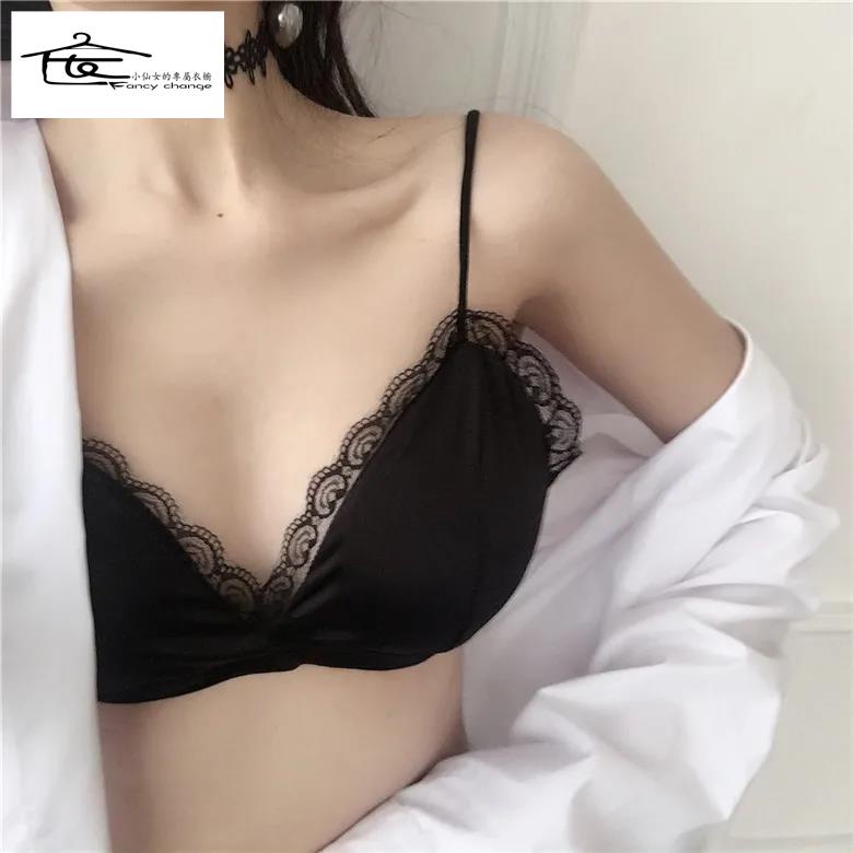 Áo Lót Nâng Ngực Không Gọng Phối Ren Hở Lưng Gợi Cảm Hàng Bán Chạy Dành Cho Bạn Nữ