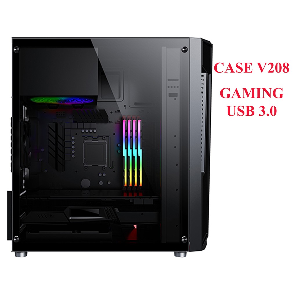 VỎ NGUỒN MÁY TÍNH VSP V208-GAMING-USB 3.0