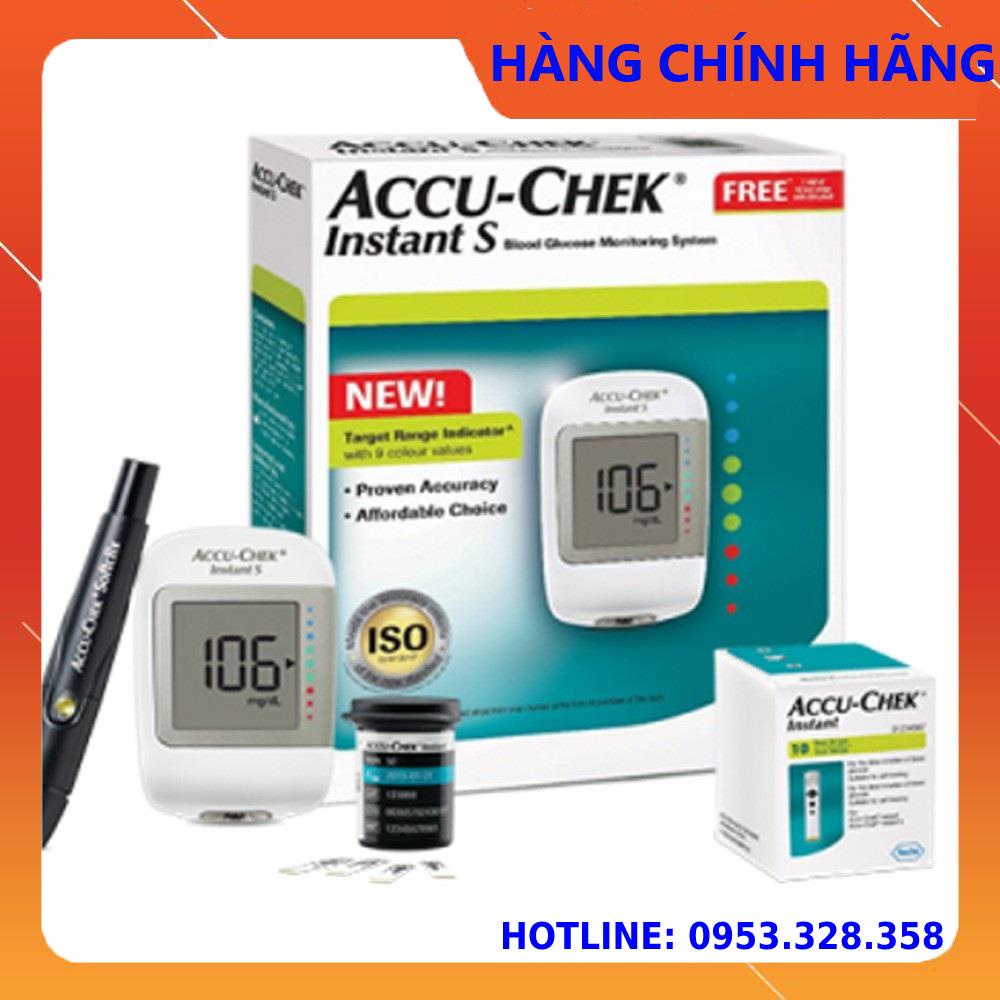 [Hàng Cao Cấp] -  COMBO Máy đo đường huyết Accu-Chek Instant mg/dL