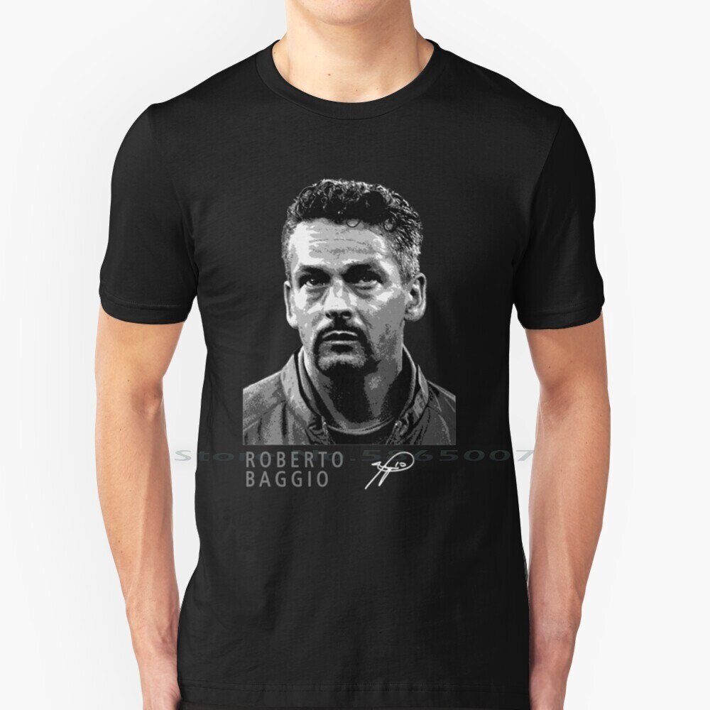 Roberto Baggio Essential. Áo 100% Cotton Roberto Baggio Essential Size Lớn 6xl Tee Thời Trang
