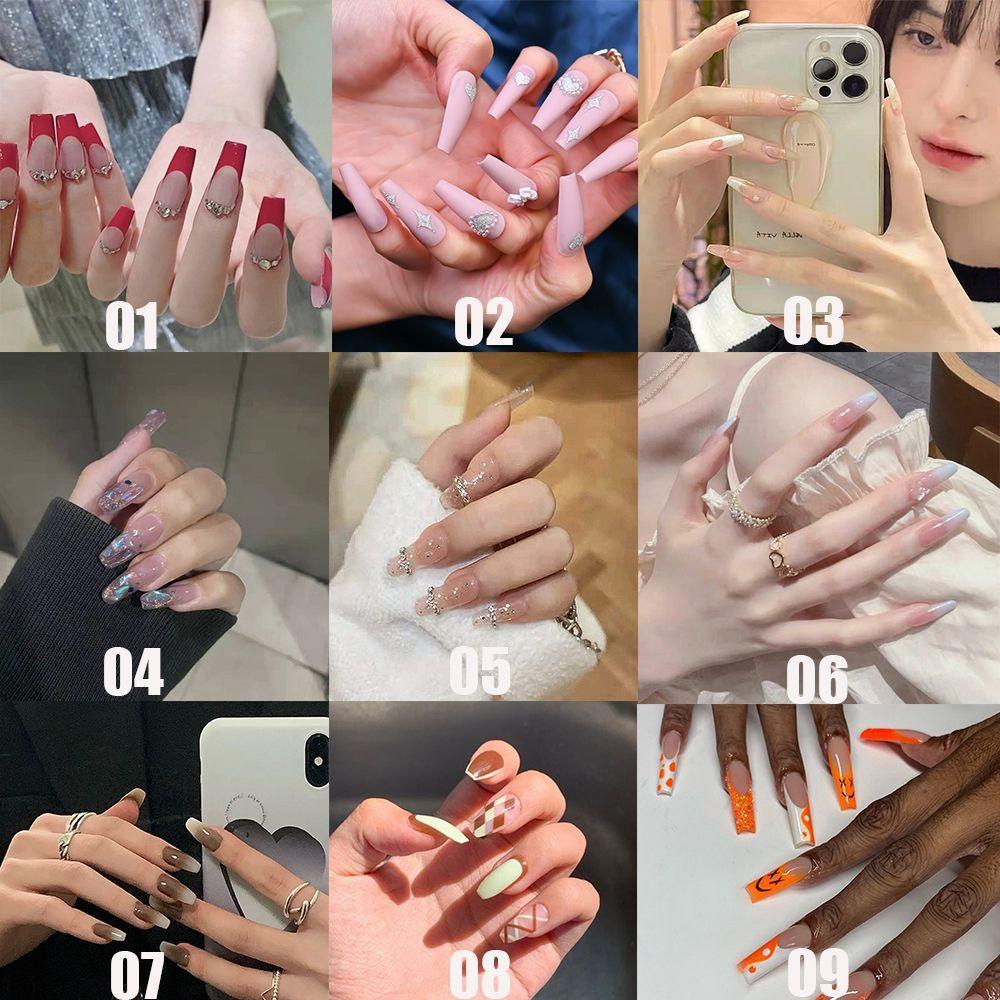 MELODG Hộp 24 Móng Tay Giả Múa Ba Lê