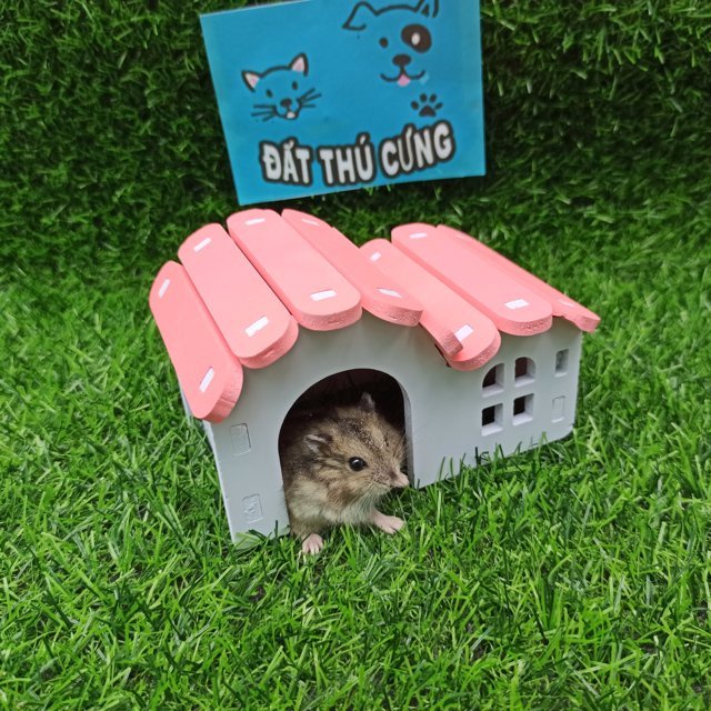 Nhà ngủ hamster mái cong