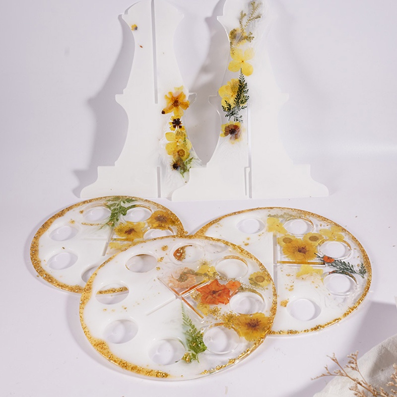 Khuôn Silicone Làm Giá Đỡ Cốc Cà Phê 3 Tầng Tiện Dụng