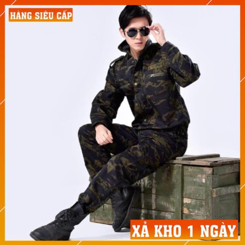 [FreeShip – Xả Kho 1 Ngày] Quần Áo Lính Mỹ US ARMY Giá Rẻ - Quần Túi Hộp Nam Kiểu Lính Rằn Ri