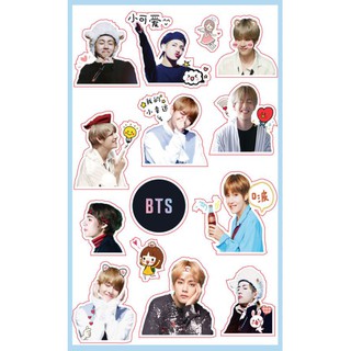 Tấm Sticker Dán Bts V Jungkook Army