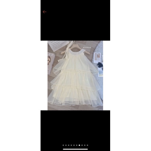 váy von tơ ba tầng