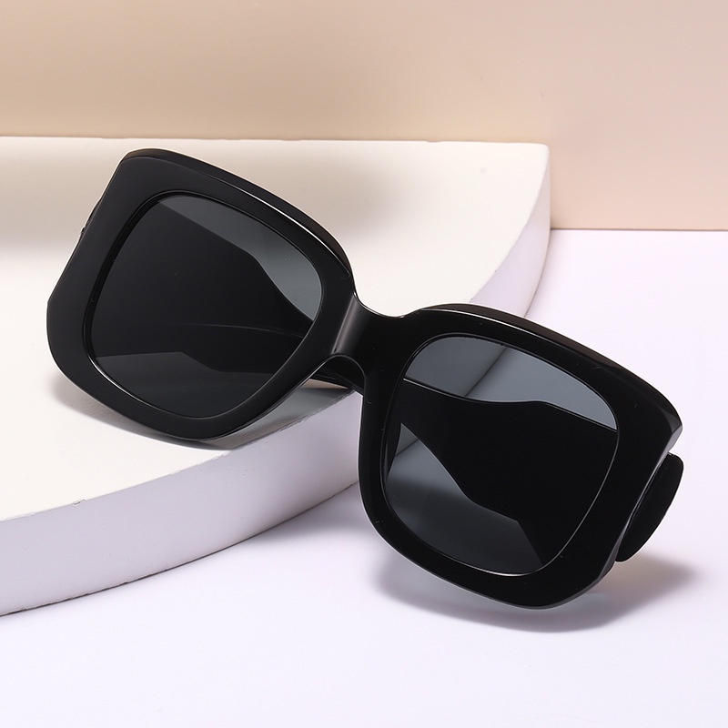 Kính râm gọng chữ nhật lớn phong cách Hàn Quốc cổ điển sành điệu cho nam nữ