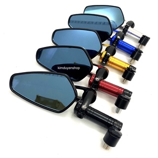 Gương gù Crg lắp chân gương nhôm CNC đủ màu.