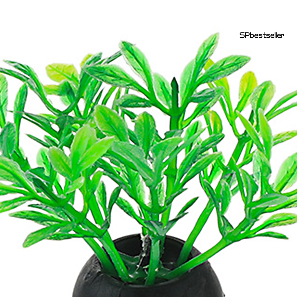 Bộ 10 cái cây giả trang trí bể cá thân thiện môi trường