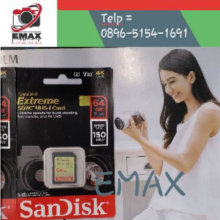 Thẻ Nhớ Sandisk Extreme Sd 64gb 64gb Cho Điện Thoại Thông Minh | BigBuy360 - bigbuy360.vn