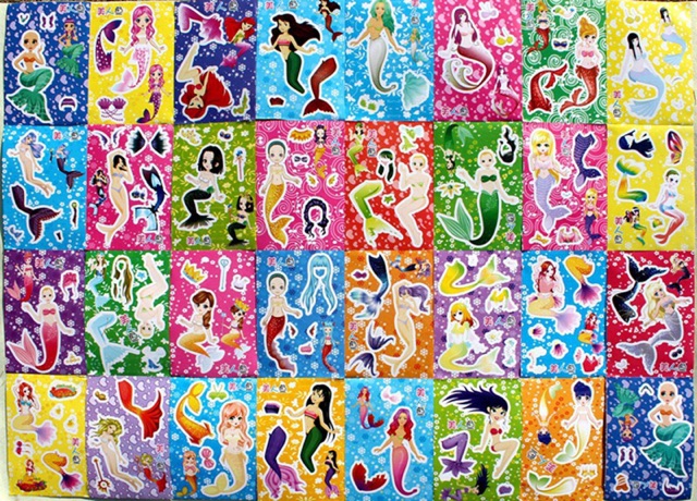 Sỉ 10 quyển dán sticker siêu xinh 58k