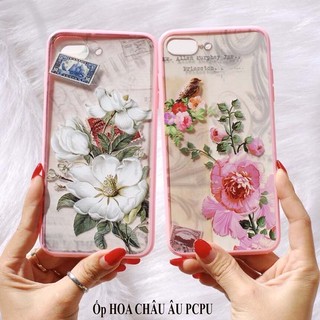Ốp iphone 6/6s/6s/7/7 plus hoa Châu Âu siêu đẹp