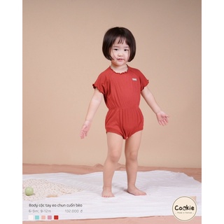 Cookie - Bộ bodysuit cộc tay eo chun cuốn bèo CK28132