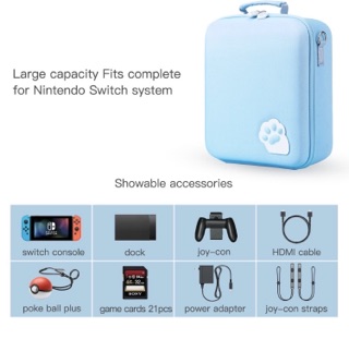 Túi all in one mèo cho nitendo switch