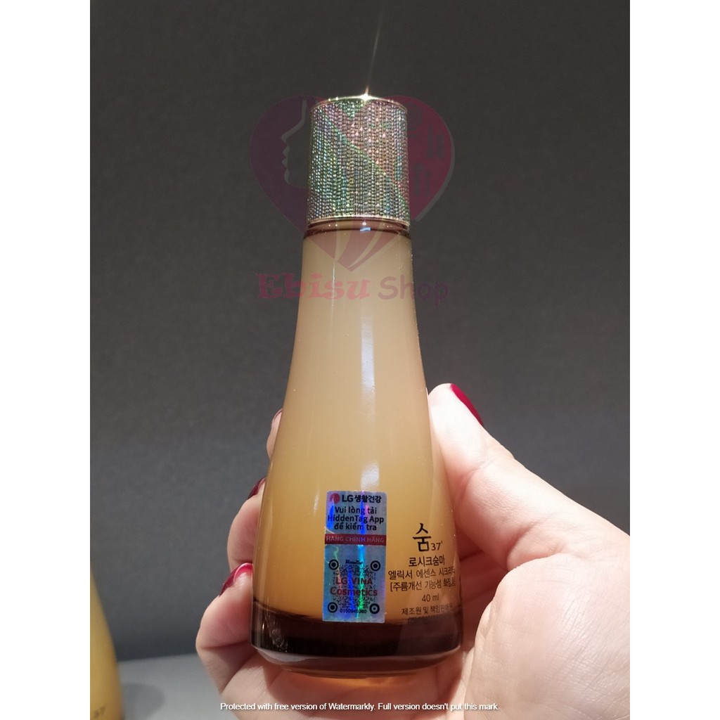 CHAI NƯỚC THẦN TRẺ HÓA ELIXIR ESSENCE SECRETA 40ML