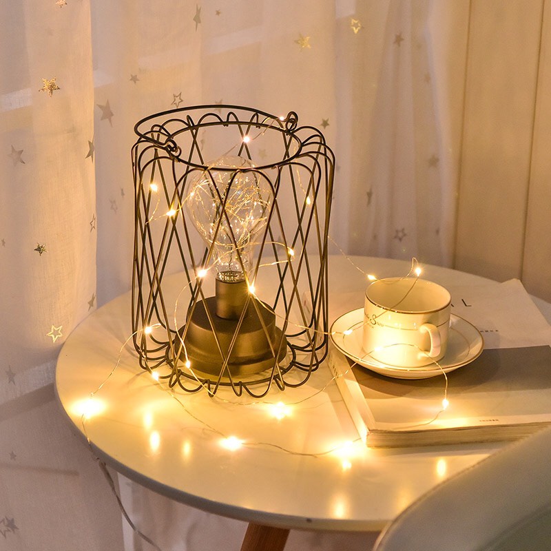 Đèn led đom đóm trang trí Kayhome dài 1m/2m mét kèm sẵn pin