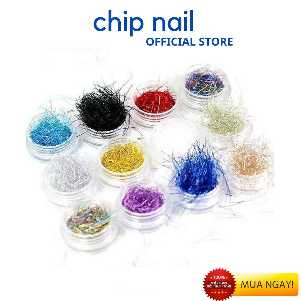 Nhũ Sợi , Nhũ Dây , Nhũ chỉ kim tuyến sét 12 màu