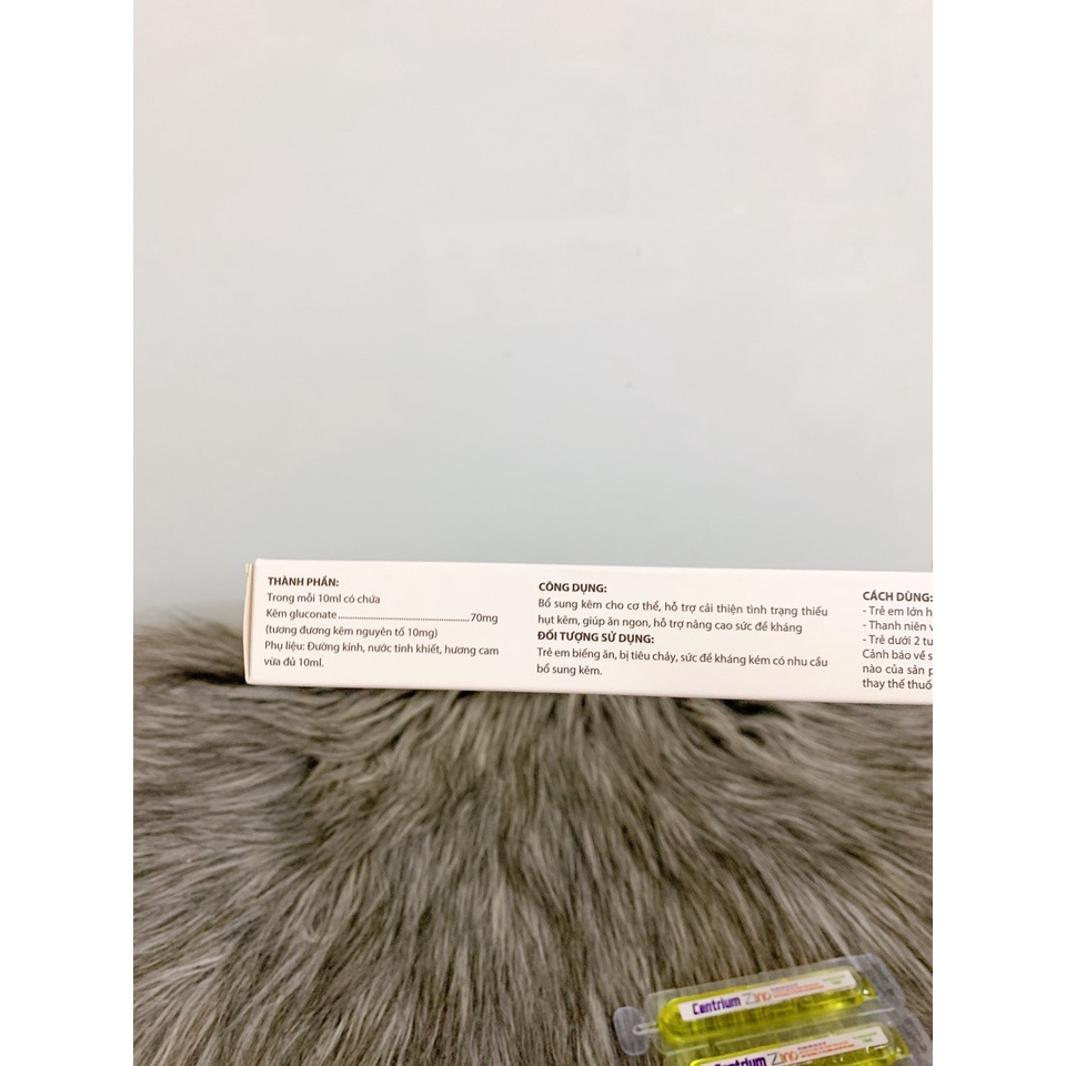 Centrium ZinC - Hỗ trợ bổ sung kẽm, tăng cường sức đề kháng